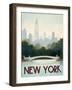 City Skyline New York-Marco Fabiano-Framed Art Print