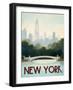 City Skyline New York-Marco Fabiano-Framed Art Print