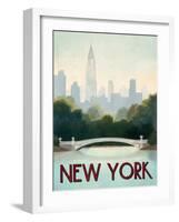 City Skyline New York-Marco Fabiano-Framed Art Print