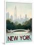 City Skyline New York-Marco Fabiano-Framed Art Print