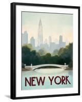 City Skyline New York-Marco Fabiano-Framed Art Print