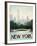 City Skyline New York-Marco Fabiano-Framed Art Print