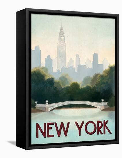 City Skyline New York-Marco Fabiano-Framed Stretched Canvas