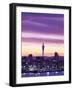 City Skyline / Night View, Auckland, North Island, New Zealand-Steve Vidler-Framed Photographic Print