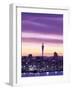 City Skyline / Night View, Auckland, North Island, New Zealand-Steve Vidler-Framed Photographic Print