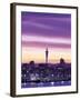 City Skyline / Night View, Auckland, North Island, New Zealand-Steve Vidler-Framed Photographic Print