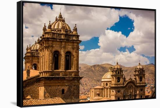 City Skyline of Cusco, Peru, South America-Laura Grier-Framed Stretched Canvas