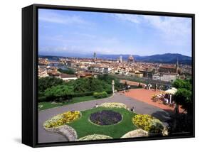 City Skyline of Florence, Italy-Bill Bachmann-Framed Stretched Canvas