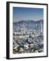 City Skyline of Kowloon and Hong Kong Island from Lion Rock, Hong Kong, China-Ian Trower-Framed Photographic Print