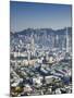 City Skyline of Kowloon and Hong Kong Island from Lion Rock, Hong Kong, China-Ian Trower-Mounted Photographic Print