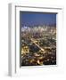 City Skyline of Kowloon and Hong Kong Island from Lion Rock, Hong Kong, China-Ian Trower-Framed Photographic Print