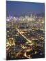 City Skyline of Kowloon and Hong Kong Island from Lion Rock, Hong Kong, China-Ian Trower-Mounted Photographic Print
