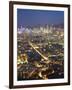 City Skyline of Kowloon and Hong Kong Island from Lion Rock, Hong Kong, China-Ian Trower-Framed Photographic Print