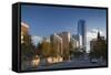 City Skyline, Oklahoma City, Oklahoma, USA-Walter Bibikow-Framed Stretched Canvas