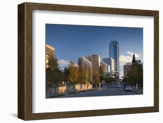 City Skyline, Oklahoma City, Oklahoma, USA-Walter Bibikow-Framed Photographic Print