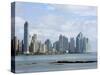 City Skyline, Panama City, Panama, Central America-Christian Kober-Stretched Canvas