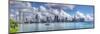 City Skyline Panorama-Nish Nalbandian-Mounted Art Print