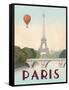 City Skyline Paris-Marco Fabiano-Framed Stretched Canvas