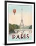 City Skyline Paris-Marco Fabiano-Framed Art Print