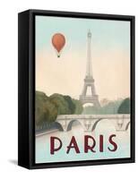 City Skyline Paris-Marco Fabiano-Framed Stretched Canvas