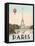 City Skyline Paris-Marco Fabiano-Framed Stretched Canvas