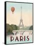 City Skyline Paris-Marco Fabiano-Framed Stretched Canvas