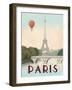 City Skyline Paris-Marco Fabiano-Framed Art Print