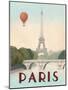 City Skyline Paris-Marco Fabiano-Mounted Art Print