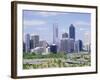 City Skyline, Perth, Western Australia, Australia-Peter Scholey-Framed Photographic Print