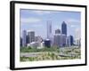 City Skyline, Perth, Western Australia, Australia-Peter Scholey-Framed Photographic Print