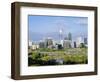 City Skyline, Perth, Western Australia, Australia-Peter Scholey-Framed Photographic Print