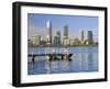 City Skyline, Perth, Western Australia, Australia-Gavin Hellier-Framed Photographic Print