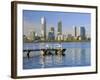 City Skyline, Perth, Western Australia, Australia-Gavin Hellier-Framed Photographic Print