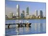 City Skyline, Perth, Western Australia, Australia-Gavin Hellier-Mounted Photographic Print