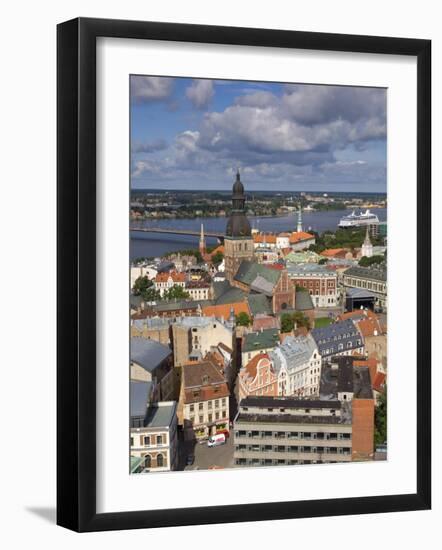 City Skyline, Riga, Latvia-Doug Pearson-Framed Photographic Print