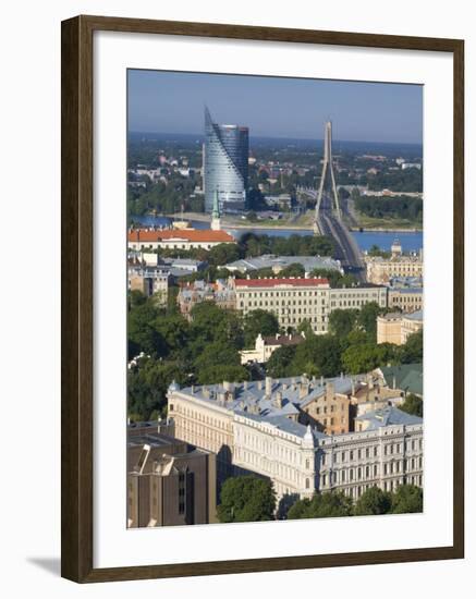 City Skyline, Riga, Latvia-Doug Pearson-Framed Photographic Print