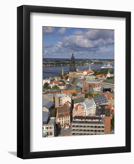 City Skyline, Riga, Latvia-Doug Pearson-Framed Premium Photographic Print