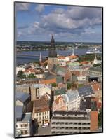 City Skyline, Riga, Latvia-Doug Pearson-Mounted Premium Photographic Print