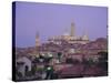 City Skyline, Siena, Tuscany, Italy, Europe-Roy Rainford-Stretched Canvas