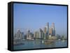 City Skyline, Singapore, Southeast Asia-Adina Tovy-Framed Stretched Canvas