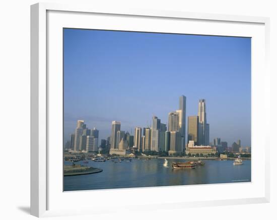 City Skyline, Singapore, Southeast Asia-Adina Tovy-Framed Photographic Print