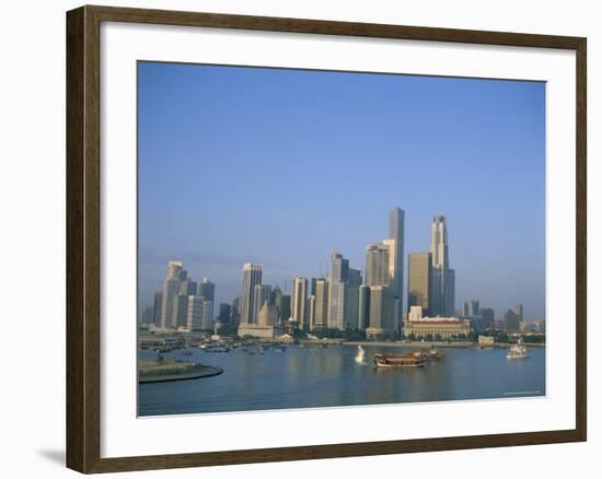 City Skyline, Singapore, Southeast Asia-Adina Tovy-Framed Photographic Print