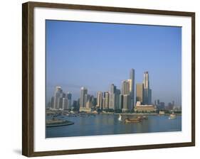 City Skyline, Singapore, Southeast Asia-Adina Tovy-Framed Photographic Print