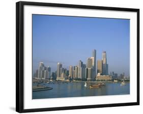 City Skyline, Singapore, Southeast Asia-Adina Tovy-Framed Photographic Print