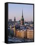 City Skyline, Stockholm, Sweden, Scandinavia, Europe-Sylvain Grandadam-Framed Stretched Canvas