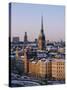 City Skyline, Stockholm, Sweden, Scandinavia, Europe-Sylvain Grandadam-Stretched Canvas