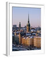 City Skyline, Stockholm, Sweden, Scandinavia, Europe-Sylvain Grandadam-Framed Photographic Print