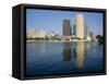 City Skyline, Tampa, Gulf Coast, Florida, USA-J Lightfoot-Framed Stretched Canvas