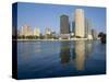 City Skyline, Tampa, Gulf Coast, Florida, USA-J Lightfoot-Stretched Canvas