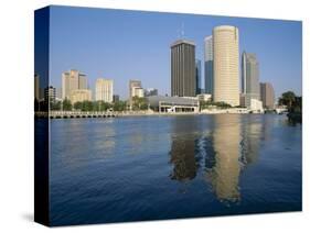 City Skyline, Tampa, Gulf Coast, Florida, USA-J Lightfoot-Stretched Canvas